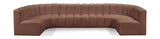 Arc Vegan Leather Modular Sofa - Elevate Your Space with Timeless Luxury and Versatile Design