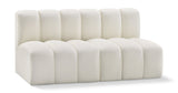 Arc Vegan Leather Modular Sofa - Luxurious Design with Deep Channel Tufting for Chic Interiors