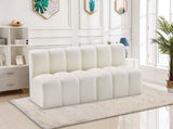 Arc Vegan Leather Modular Sofa - Luxurious Design with Deep Channel Tufting for Chic Interiors