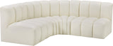 Arc Vegan Leather Modular Sofa - Elevate Your Space with Luxurious Design and Versatile Comfort