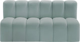 Arc Vegan Leather Modular Sofa - Luxurious Design with Deep Channel Tufting for Chic Interiors