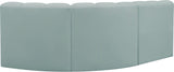 Arc Vegan Leather Modular Sofa - Modern Elegance with Deep Channel Tufting for Versatile Living Spaces