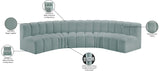 Arc Vegan Leather Modular Sofa: Elevate Your Space with Luxurious Comfort and Modern Versatility