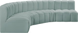 Arc Vegan Leather Modular Sofa: Elevate Your Space with Luxurious Comfort and Modern Versatility