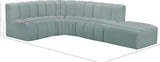 Arc Vegan Leather Modular Sofa: Elevate Your Space with Timeless Sophistication and Versatile Design