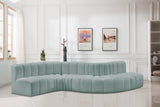 Arc Vegan Leather Modular Sofa – Elevate Your Space with Timeless Sophistication and Versatile Style