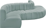 Arc Vegan Leather Modular Sofa – Elevate Your Space with Timeless Sophistication and Versatile Style