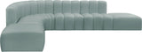 Arc Vegan Leather Modular Sofa – A Stylish, Versatile Statement Piece for Modern Living Spaces