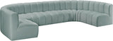 Arc Vegan Leather Modular Sofa - Elevate Your Space with Timeless Luxury and Versatile Design