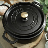 STAUB Cast Iron 2.75-qt Round Cocotte