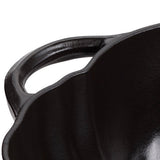 STAUB Cast Iron 3.5-qt Pumpkin Cocotte with Stainless Steel Knob