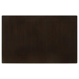 Dalila 6-Piece Rectangular Dining Table Set Cappuccino