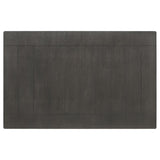 Dalila 5-Piece Rectangular Dining Table Set – Dark Grey