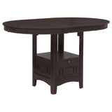 Lavon 5-Piece Oval Counter Height Extension Dining Set – Espresso