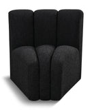 Arc Vegan Leather Curved Corner Chair - Elevate Your Space with Modern Luxury and Timeless Style