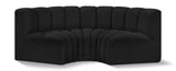 Arc Vegan Leather Modular Sofa – Elevate Your Space with Timeless Sophistication and Versatile Design!