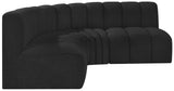 Arc Vegan Leather Modular Sofa - Elevate Your Space with Luxurious Design and Versatile Comfort