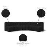 Arc Vegan Leather Modular Sofa: Elevate Your Space with Luxurious Comfort and Modern Versatility