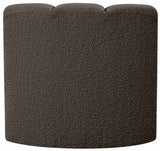 Arc Vegan Leather Curved Corner Chair - Elevate Your Space with Modern Luxury and Timeless Style