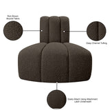 Arc Vegan Leather Modular Corner Chair - Elevate Your Space with Modern Luxury and Timeless Design