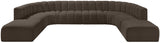 Arc Vegan Leather Modular Sofa – Elevate Your Space with Timeless Sophistication and Versatile Style