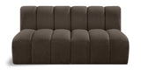 Arc Vegan Leather Modular Sofa - Luxurious Design with Deep Channel Tufting for Chic Interiors