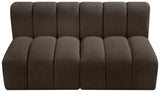 Arc Vegan Leather Modular Sofa - Luxurious Design with Deep Channel Tufting for Chic Interiors