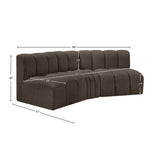 Arc Vegan Leather Modular Sofa - Elevate Your Space with Contemporary Luxury and Versatile Design