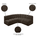 Arc Vegan Leather Modular Sofa - Elevate Your Space with Luxurious Design and Versatile Comfort