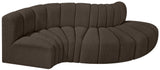 Arc Vegan Leather Modular Sofa – Elevate Your Space with Timeless Luxury and Versatile Design