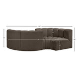 Arc Vegan Leather Modular Sofa - Elevate Your Space with Timeless Sophistication and Versatile Design