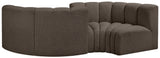 Arc Vegan Leather Modular Sofa - Elevate Your Space with Timeless Sophistication and Versatile Design