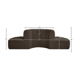 Arc Vegan Leather Modular Sofa - Elevate Your Space with Timeless Sophistication and Versatile Design