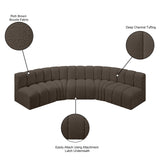 Arc Vegan Leather Modular Sofa: Elevate Your Space with Luxurious Comfort and Modern Versatility