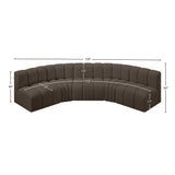 Arc Vegan Leather Modular Sofa: Elevate Your Space with Luxurious Comfort and Modern Versatility