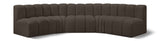 Arc Vegan Leather Modular Sofa: Elevate Your Space with Luxurious Comfort and Modern Versatility