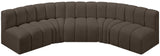 Arc Vegan Leather Modular Sofa: Elevate Your Space with Luxurious Comfort and Modern Versatility