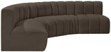Arc Vegan Leather Modular Sofa: Elevate Your Space with Luxurious Comfort and Modern Versatility