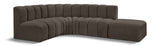 Arc Vegan Leather Modular Sofa: Elevate Your Space with Timeless Sophistication and Versatile Design