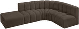 Arc Vegan Leather Modular Sofa: Elevate Your Space with Timeless Sophistication and Versatile Design