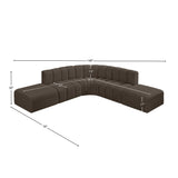 Arc Vegan Leather Modular Sofa - Elevate Your Space with Luxurious Comfort and Timeless Style
