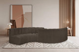 Arc Vegan Leather Modular Sofa - Elegant Design with Deep Channel Tufting for Modern Living Spaces
