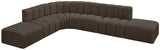 Arc Vegan Leather Modular Sofa – A Stylish, Versatile Statement Piece for Modern Living Spaces