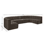 Arc Vegan Leather Modular Sofa - Elevate Your Space with Timeless Luxury and Versatile Design