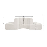 Arc Vegan Leather Modular Sofa - Elevate Your Space with Timeless Sophistication and Versatile Design