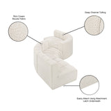Arc Vegan Leather Modular Sofa - Elegant Design with Deep Channel Tufting for Modern Living Spaces
