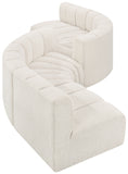 Arc Vegan Leather Modular Sofa - Elegant Design with Deep Channel Tufting for Modern Living Spaces