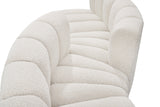 Arc Vegan Leather Modular Sofa - Elegant Design with Deep Channel Tufting for Modern Living Spaces