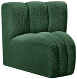 Arc Vegan Leather Curved Corner Chair - Elevate Your Space with Modern Luxury and Timeless Style