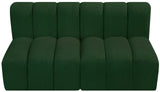 Arc Vegan Leather Modular Sofa - Luxurious Design with Deep Channel Tufting for Chic Interiors